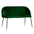 Panca - colour verde - Structure in metal painted, seduta e schienale imbottiti, rivestimento in velluto - Model 1767-S50-V-01