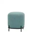 Pouf - colour blu - Structure in metal painted, rivestimento in tessuto - Model 1774-S03PA-blue