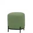 Pouf - colour verde - Structure in metal painted, rivestimento in tessuto - Model 1774-S03PA-verde