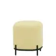Pouf - colour giallo - Structure in metal painted, rivestimento in tessuto - Model 1774-S03PA-yellow