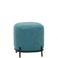 Pouf - colour blu - Structure in metal painted, rivestimento in tessuto - Model 1774-S03PE-01