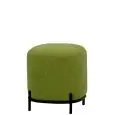 Pouf - colour verde - Structure in metal painted, rivestimento in tessuto - Model 1774-S03V-01