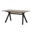Table - colour black;brown - Structure in wood solid, top in MDF veneered - Model 1801-MT49