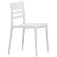 Sedia - colour white - Structure in polypropylene with fiberglass - Model 1823-317AW