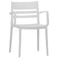 Poltroncina - colour white - Structure in polypropylene with fiberglass - Model 1824-320AW
