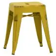 Sgabello - colour giallo - ​Structure in metal painted, effect antique - Model 1832-BS18AY