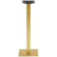 Base - colour brass - Structure in steel stainless, effect brass satin, adjustable feet - Model 1838-SH1-03