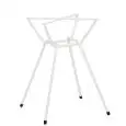 Base - colour white - Structure in steel stainless painted - Model 1839-EP1W-01