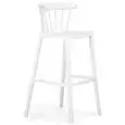 Sgabello - colour white - Structure in polypropylene - Model 1841-F80-white