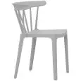 Sedia - colour grey - ​Structure in polypropylene - Model 1842-F28-lightgrey