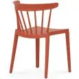 Sedia - colour rosso - ​Structure in polypropylene - Model 1842-F28-rosso