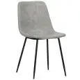 Sedia - colour grey - ​Structure in metal painted, scocca imbottita in ecopelle - Model 1927-grey