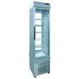 REFRIGERATED PATISSERIE DISPLAY - MOD. TEK/13 - ANODIZED ALUMIIUM EXTERIOR - LOW-E GLASS - TEMPERATURE °C -5/+10 - SINGLE PHASE SUPPLY - VENTILATED COOLING - SELECTION OF DISPLAY GLASS ON 1, 2, 3 or 4 SIDES - DIMENSIONS CM L 46 x D 64 X h 191