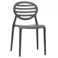 CHAIR TOP GIO - MOD. 2317 - AIR MOULDED FIBREGLASS-REINFORCED RECYCLABLE POLYPROPYLENE SOFA  - INDOOR/ OUTDOOR USE - STACKABLE - DIMENSIONS cm L 49 x D 50 x H 84 - EC STANDARDS