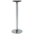 Base - colour aluminium - Structure in steel stainless chrome, adjustable feet - Model 399-6029C-01