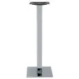 Base - colour aluminium - Structure in steel stainless chrome, adjustable feet - Model 401-339HC-02