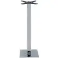 Base - colour aluminium - Structure in steel stainless chrome, adjustable feet - Model 401-339HC