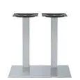 Base - colour aluminium - Structure in steel stainless satin, adjustable feet - Model 402-6033I-01