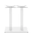 Base - colour white - Structure in steel painted, adjustable feet - Model 403-341M-W