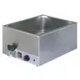 ELECTRIC BAIN MARIE WITH DRAIN TAP - MOD. BMCR - PANS NOT INCLUDED - SINGLE PHASE 230V - POWER 1,2 Kw - WEIGHT 7 Kg - DIMENSIONS L 340 x D 540 x 230 h mm