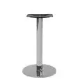 Base - colour aluminium - Structure in steel stainless chrome, adjustable feet - Model 414-6028C-01