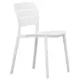 Sedia - colour white - Structure in polypropylene with fiberglass - Model 451-white