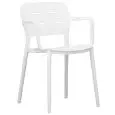 Sedia - colour white - Structure in polypropylene - Model 452-white