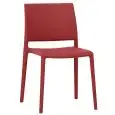 Sedia - colour rosso - Structure in polypropylene - Model 462-rossa