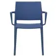 Sedia - colour Blu - Structure in polypropylene - Model 463-S03A-B