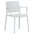 Sedia - colour white - Structure in polypropylene - Model 463-S03A-W