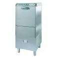 COMMERCIAL GRADE AISI 304 18/10 STAINLESS STEEL DISHWASHER - MOD. 4SC - THREE PHASE - MAX HEIGHT CLEARANCE cm 47 - SQUARE RACK cm 50 x 62 - CYCLE 120" / 240" - Total dimensions cm 59,4x75,3x143,4