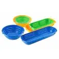 POLYPROPYLENE CAKE BASKETS FOR ROUND MIXTURES - Resistant, hygienic and stackable - Dishwasher-proof
