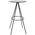 Table - colour black - Structure in metal painted, top in MDF - Model 594-CW1