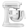 KITCHENAID PLANETARY MIXER - Mod K6W Heavy Duty White - Metal Structure - 1 Bowl lt 6,6 - Power 375 W - Single-phase Power Supply 220-240V - Dimensions cm L 28,7 x D 37,1 x H 41,9