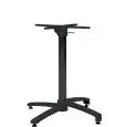 Base - colour black - Structure stackable in aluminium painted with accessorio pieghevole e adjustable feet - Model 611-F3N-01