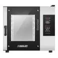 ELECTRIC CONVECTION AND STEAM OVEN WITH DIGITALS CONTROLS -  Cod. GOURMET 1011E - SUITABLE FOR GASTRONOMY - Capacity: n. 10 GN 1/1 (cm 32,5x53) baking trays - Power Kw 17,5 - Electric power supply: 230/400 V 50/60 Hz - Max temperature: 270°C - Exterior di