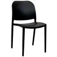 Sedia - colour black - ​Structure in polypropylene with fiberglass - Model 725-Y19N