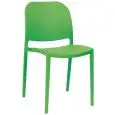Sedia - colour Verde - ​Structure in polypropylene with fiberglass - Model 725-Y19V-01