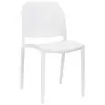 Sedia - colour white - ​Structure in polypropylene with fiberglass - Model 725-Y19W