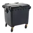 Outdoor dustbin with wheels capacity lt 770 Medial Mod 766650