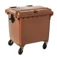 Outdoor dustbin with wheels capacity lt 770 Medial Mod 766654