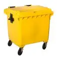 Outdoor dustbin with wheels capacity lt 1100 Medial Mod 766661
