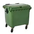 Outdoor dustbin with wheels capacity lt 1100 Medial Mod 766663