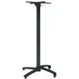 Base - colour black - Structure in aluminium stackable with accessorio pieghevole e adjustable feet - Model 774-HF3N