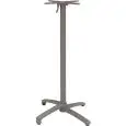 Base - colour dove grey - Structure in aluminium stackable with accessorio pieghevole e adjustable feet - Model 774-HF3T-01