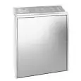 Stainless steel waste bin for separate waste collection Medial Mod 789075