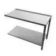 UNLOADING TABLE FOR DOOR-TYPE DISHWASHERS - MOD. 7PL120 - RIGHT/LEFT - WITH UNDERSHELF - Dimensions cm. L120xD70x85h - For dishwashers mod. X150E, X160E and SM150TH, SM160TH