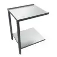UNLOADING TABLE FOR DOOR-TYPE DISHWASHER - MOD. 7PL80 - LEFT/RIGHT - With undershelf - Dimensions cm. L80xD70x85h - For dishwashers mod. X150E, X160E and SM150TH, SM160TH