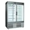 REFRIGERATED PATISSERIE AND ICE CREAM DISPLAY - MOD. TEK/39 - ANODIZED ALUMIIUM EXTERIOR - LOW-E GLASS - TEMPERATURE °C -15/-25 - TWO SEPARATE COMPARTMENTS - SINGLE PHASE SUPPLY - STATIC COOLING - SELECTION OF DISPLAY GLASS ON 1, 2, 3 or 4 SIDES - DIMENSI