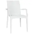 Poltroncina - colour white - ​Structure in polypropylene - Model 819-U13W1